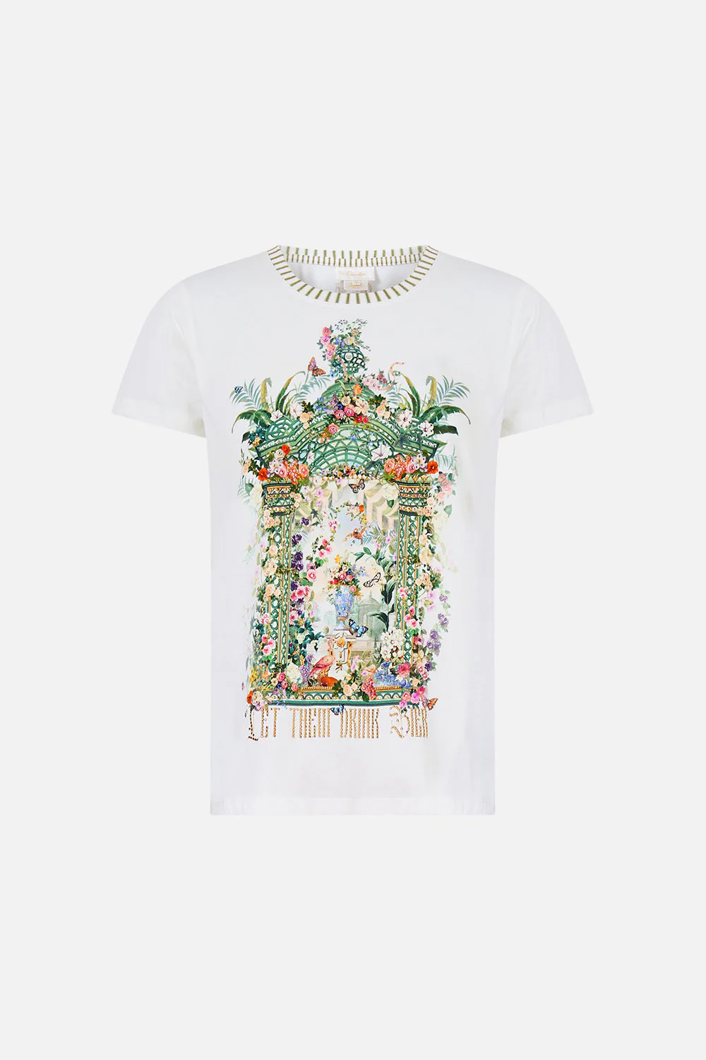 SLIM FIT ROUND NECK T-SHIRT ART FOR THE EMPRESS - Image 3