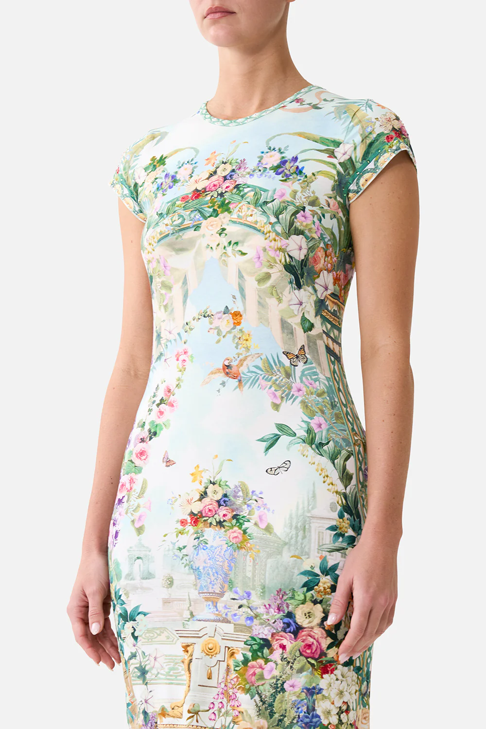 JERSEY TANK DRESS WITH CAP SLEEVES ART FOR THE EMPRESS - Image 5