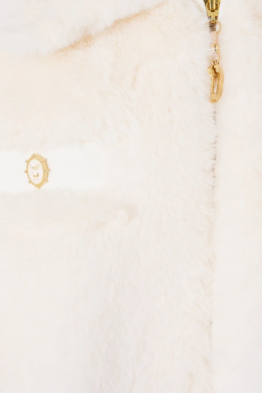 FAUX FUR BOMBER WITH POCKET DETAILS MIDSUMMER MASTERPIECE - Image 7