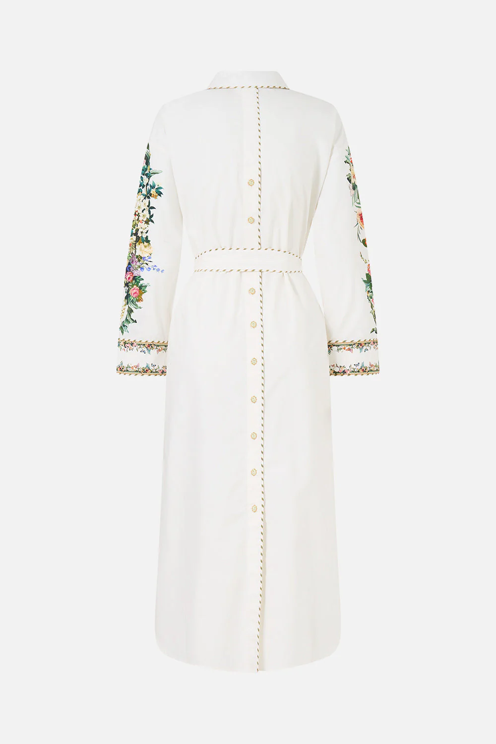 SHIRT DRESS WITH BACK BUTTON DETAIL ART FOR THE EMPRESS - Image 6