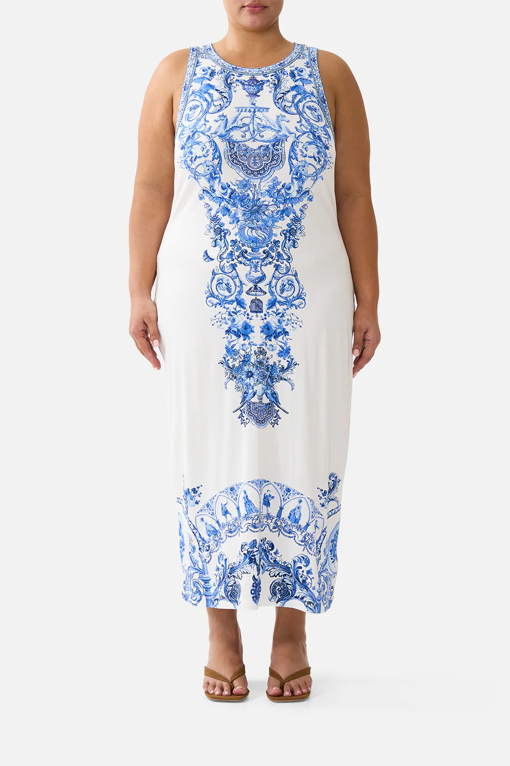 JERSEY TANK DRESS CERAMIC PANORAMIC - Image 10