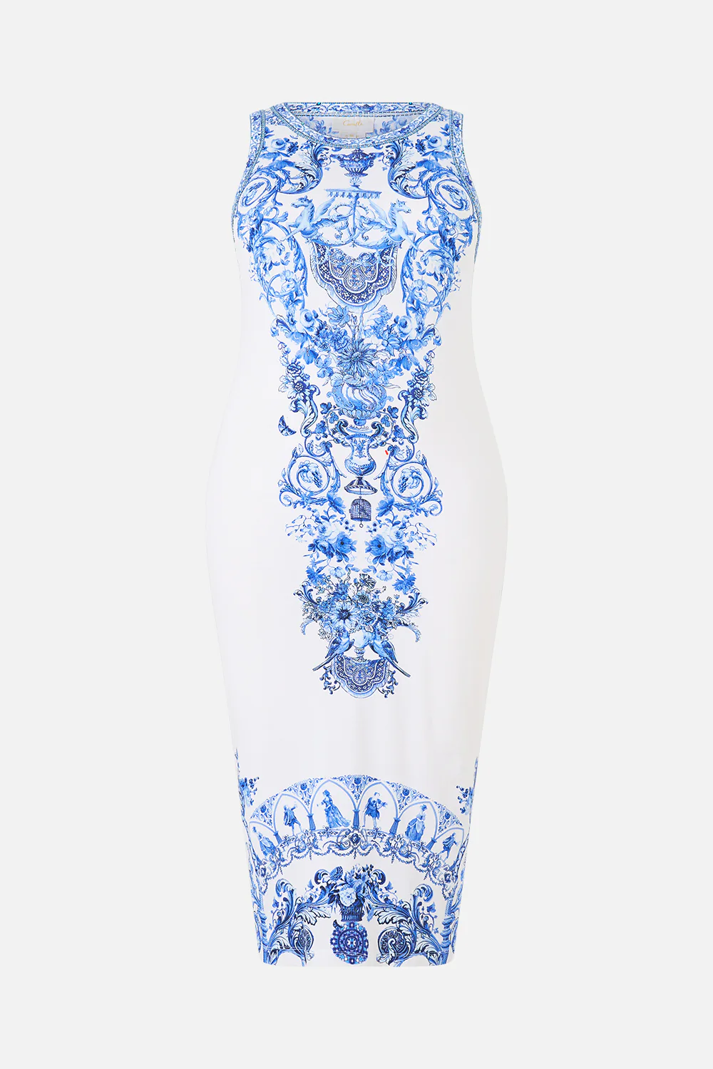 JERSEY TANK DRESS CERAMIC PANORAMIC - Image 8