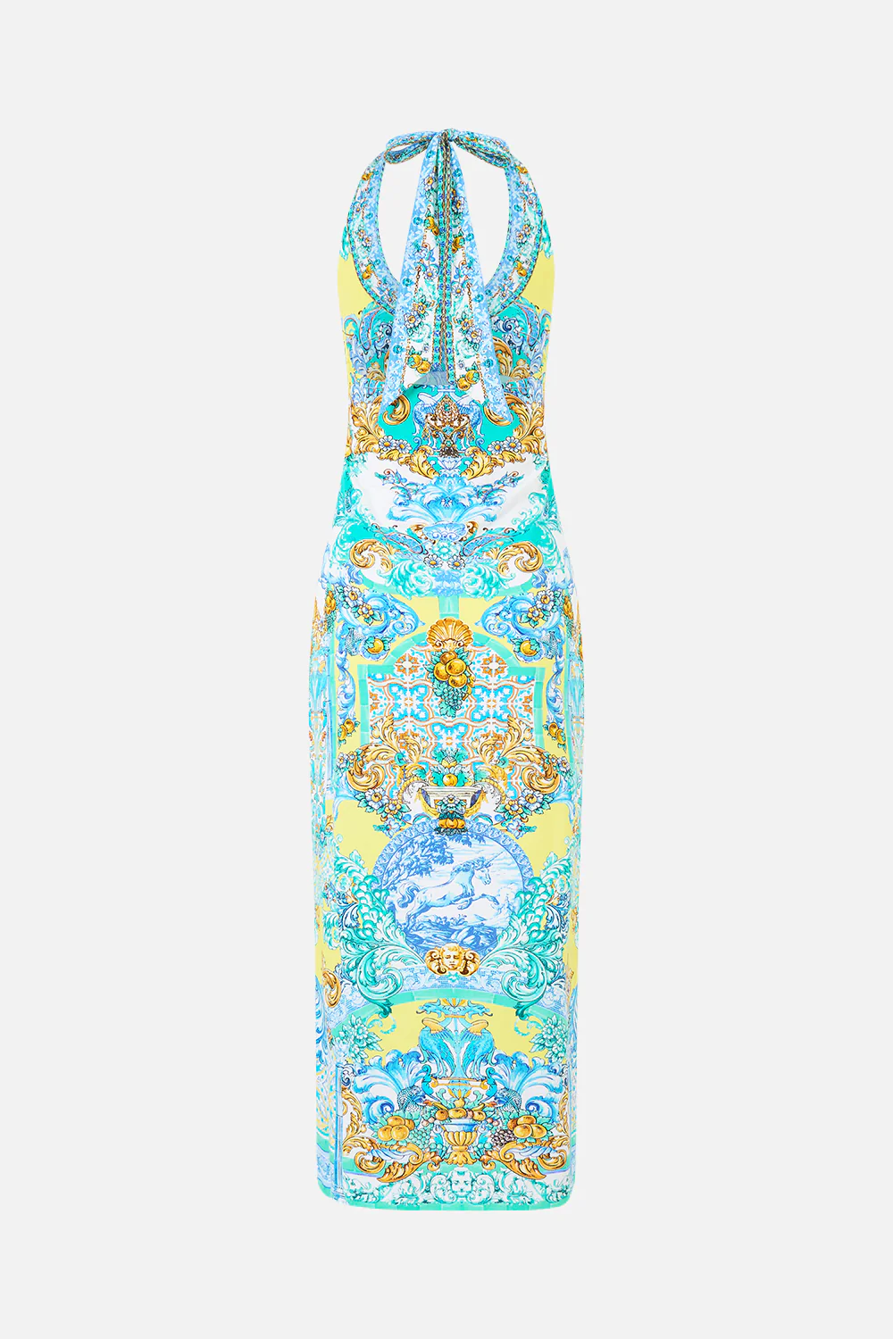 JERSEY HALTER DRESS DIAL UP THE TILES - Image 6