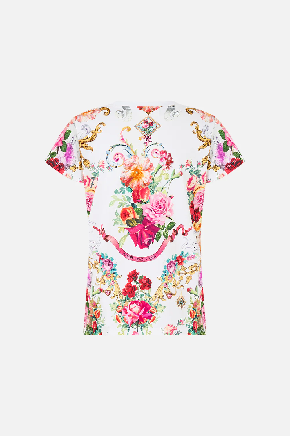 SLIM FIT ROUND NECK T-SHIRT TORERO LIBERTINE - Image 6