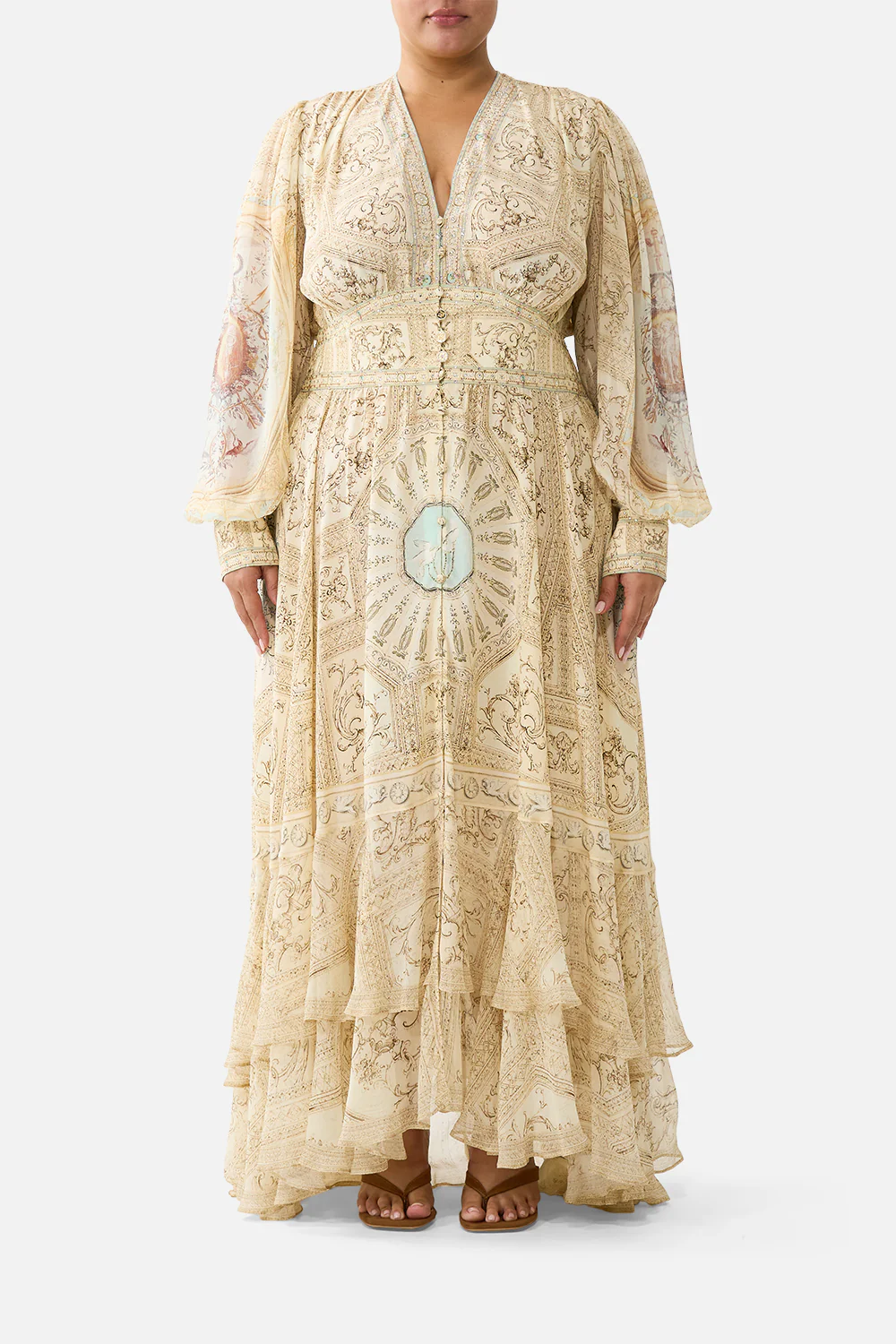 LONG BUTTON FRONT DRESS A BELOVED BOUDOIR - Image 10