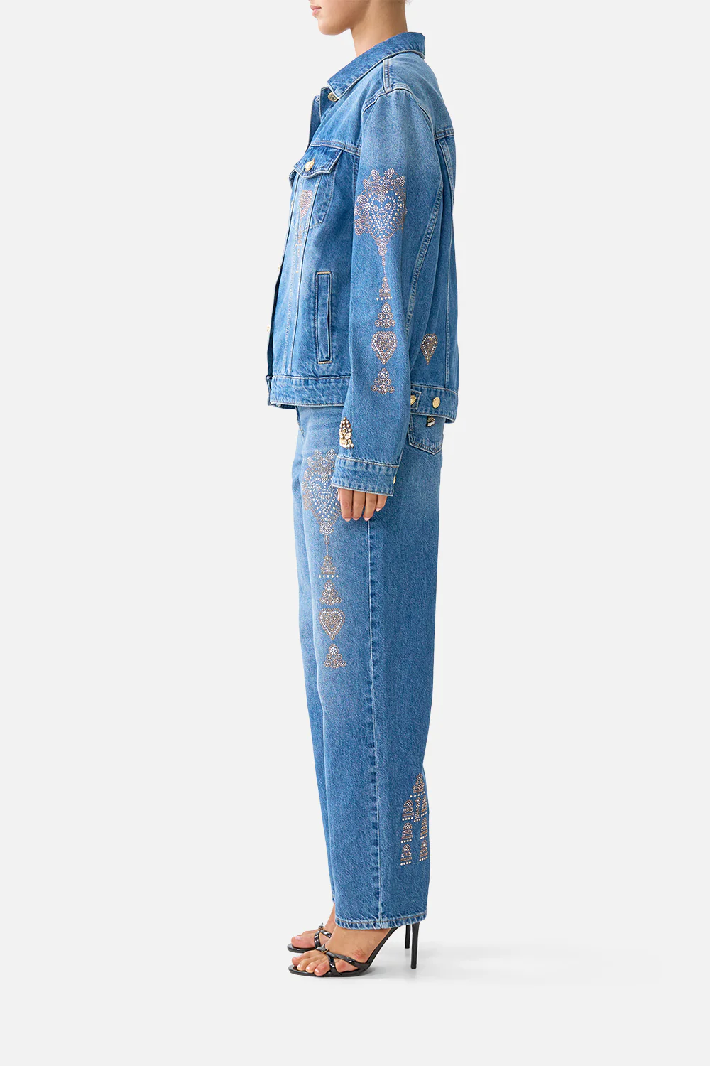 RELAXED DENIM JACKET DENIM - Image 4