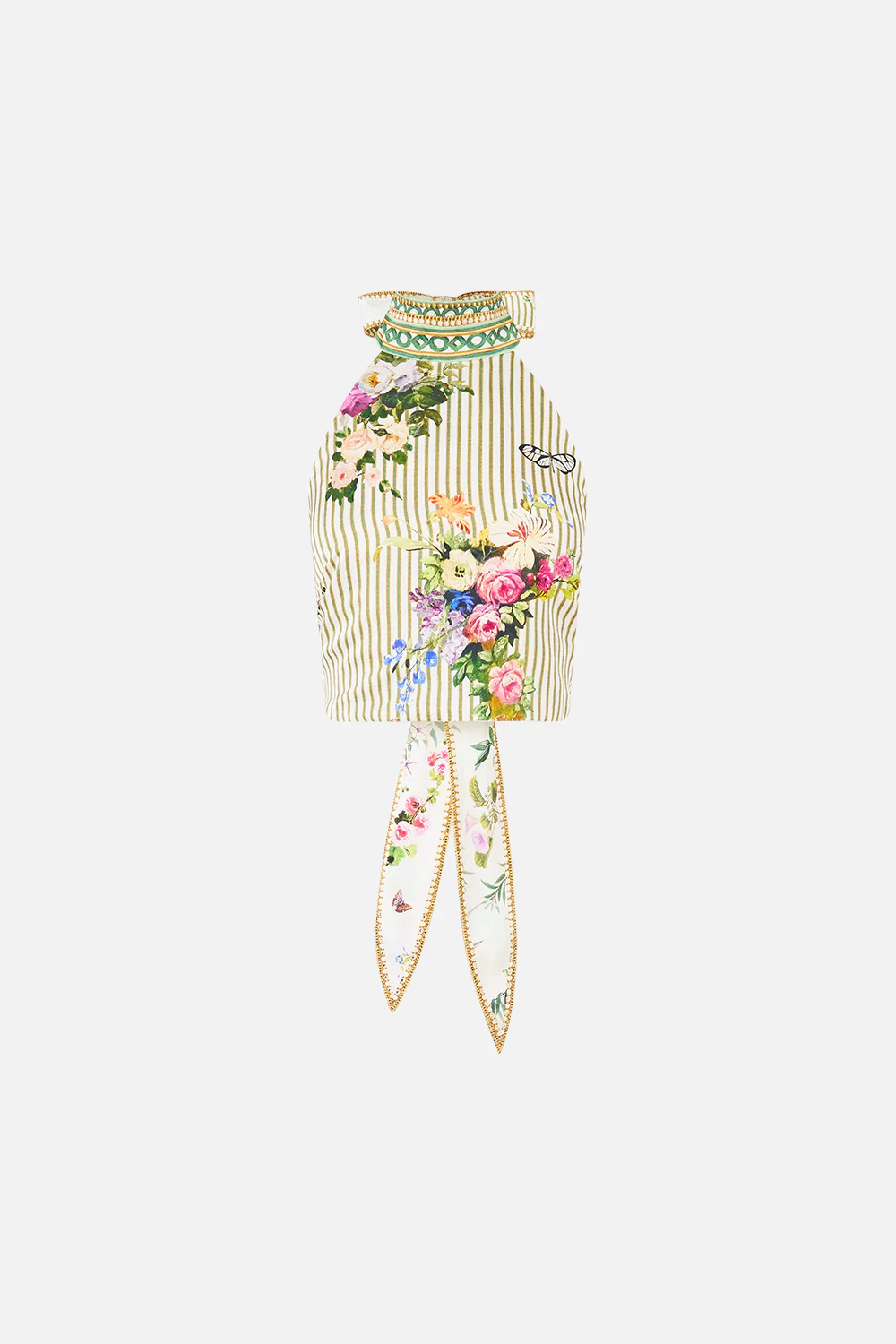 REVERSIBLE HALTER TIE BACK TOP ART FOR THE EMPRESS - Image 9