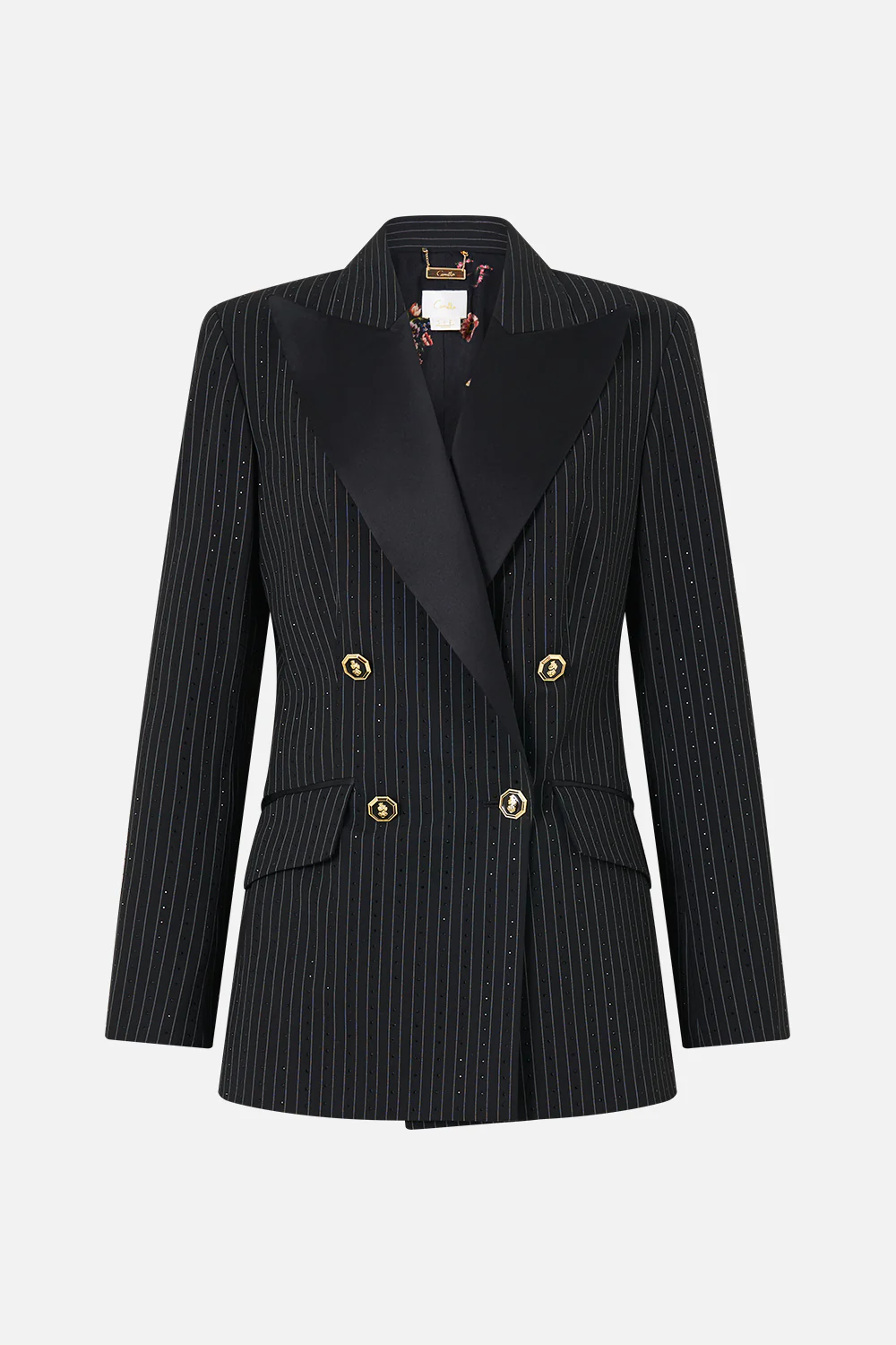 DOUBLE BREASTED SUIT JACKET NIGHT GARDEN - Image 3