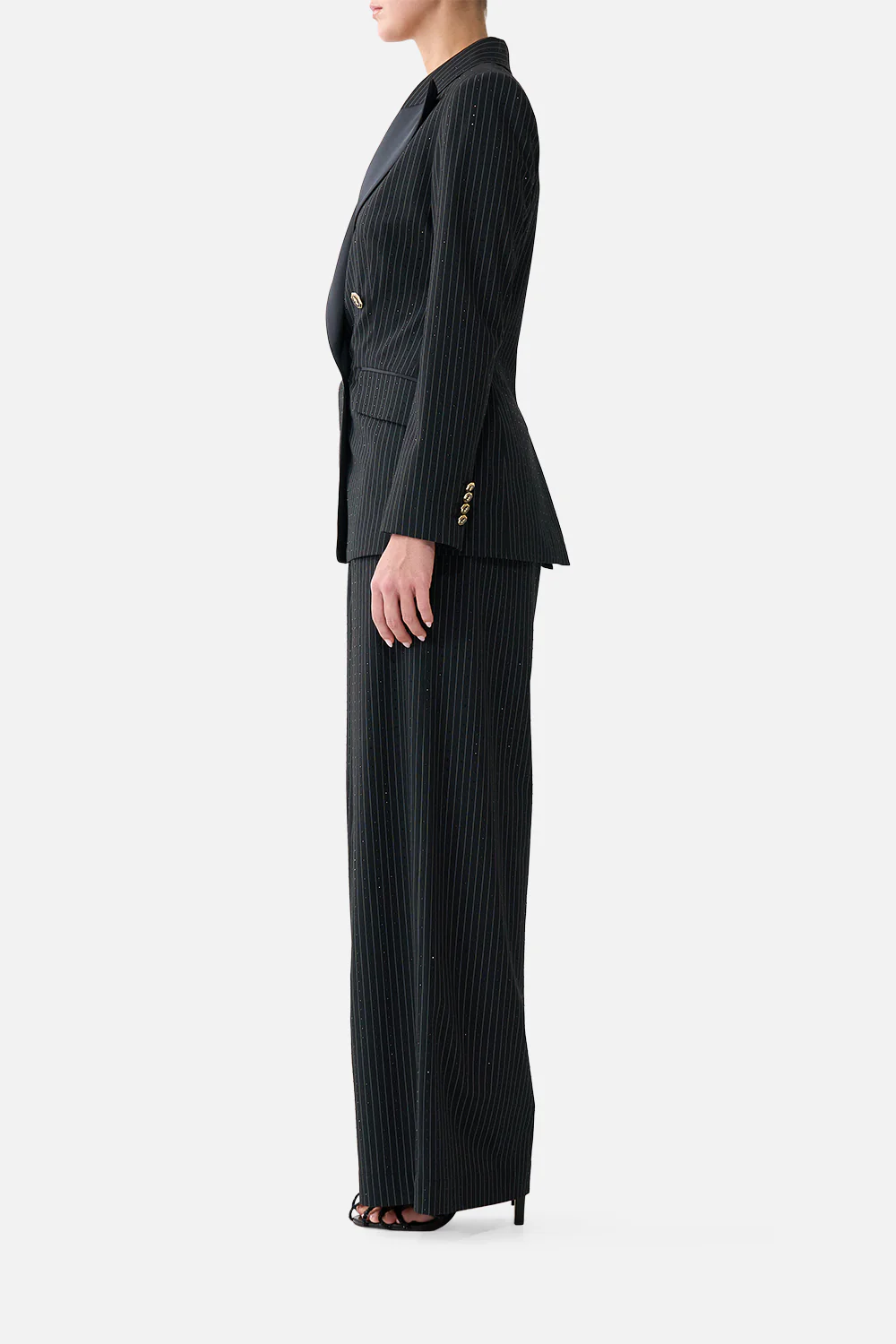 DOUBLE BREASTED SUIT JACKET NIGHT GARDEN - Image 4