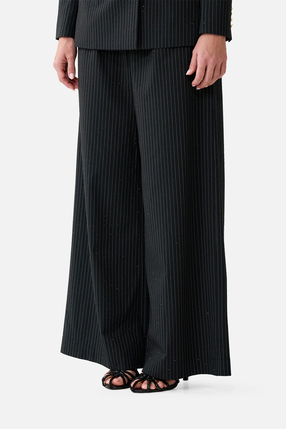 WIDE LEG WAISTED PANT NIGHT GARDEN - Image 5